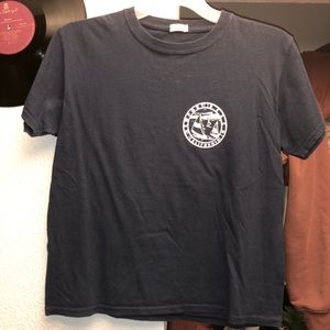 brandy navy blue Newport Beach short sleeve top